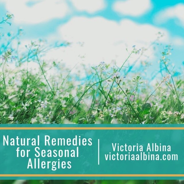 natural remedies for seasonal allergies