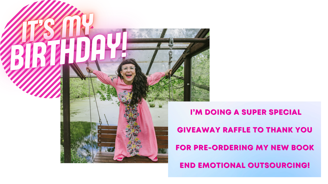 i’m doing a super special giveaway RAFFLE with some amazing gifts to thank you for pre-ordering my new book End emotional outsourcing!(1) i’m doing a super special giveaway RAFFLE with some amazing gifts to thank you for pre-ordering my new book End emotional outsourcing!(1)